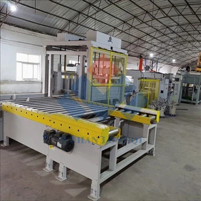 Système de production stationnaire pour les composants préfabriqués